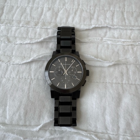 Burberry Black Chronograph Watch - Picture 1 of 5